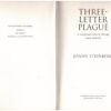 Three-Letter Plague - Johnny Steinberg