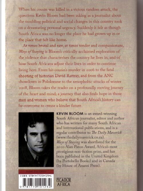 Ways of Staying – Kevin Bloom secondhand book