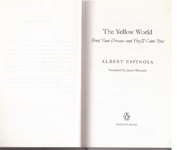 The Yellow World - Albert Espinosa