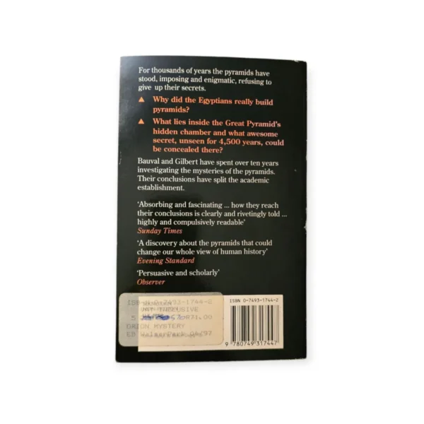 The Orion Mystery - Robert Bauval & Adrian Gilbert