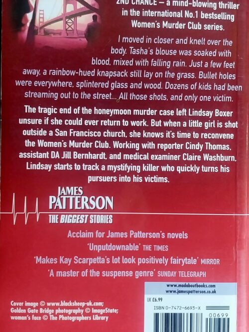 2nd Chance – James Patterson secondhand book