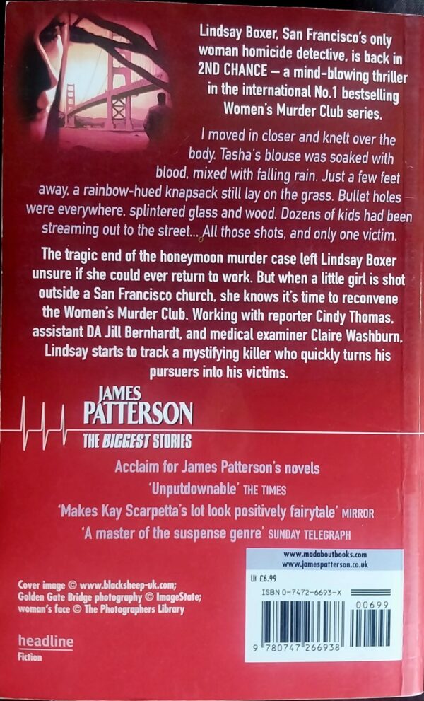 2nd Chance (Women's Murder Club 2) By James Patterson – Paperback