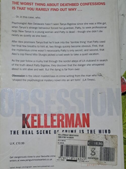 Obsession – Jonathan Kellerman secondhand book