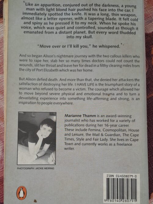 I Have Life. Allison’s Journey – Marianne Thamm secondhand book