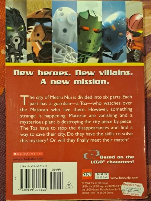 Bionicle Adventures: Mystery Of Metru Nui – Greg Farshtey secondhand book