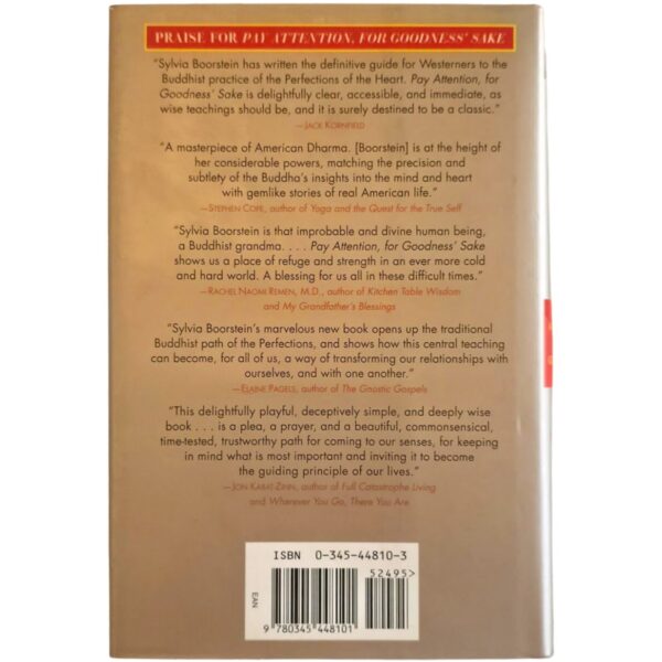 Pay Attention For Goodness' Sake - Sylvia Boorstein