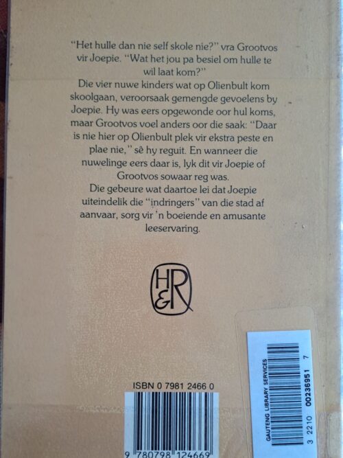 Jopie Maak Plek – Engela Van Rooyen secondhand book