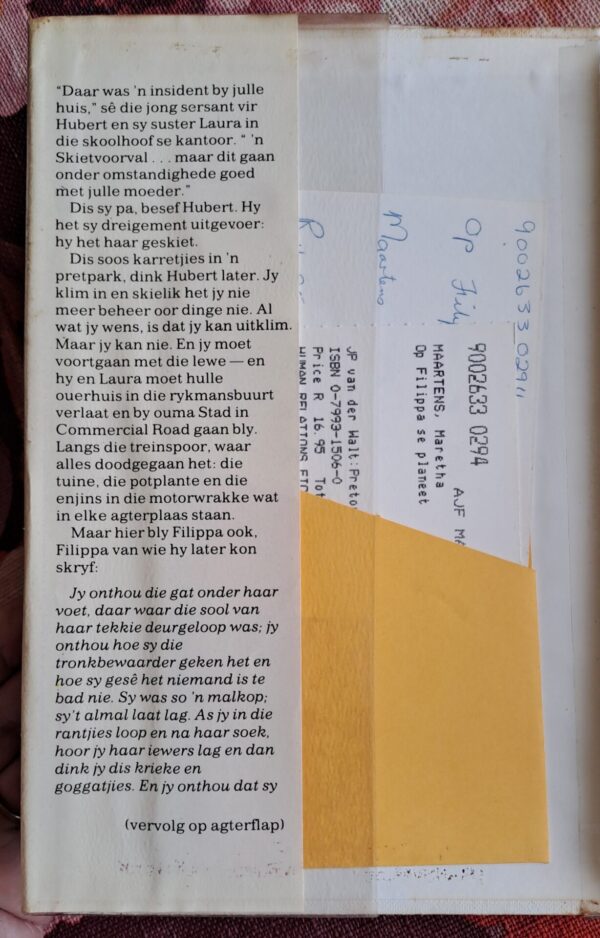 Op Filippa Se Planeet – Maretha Maartens secondhand book