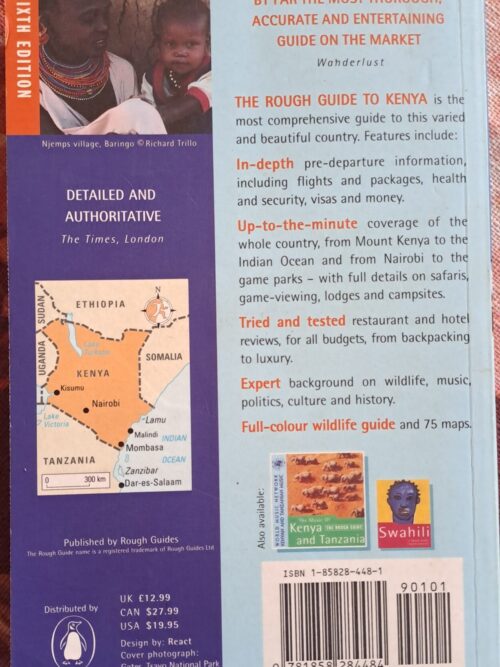 Kenya: The Rough Guide – Richard Trillo secondhand book