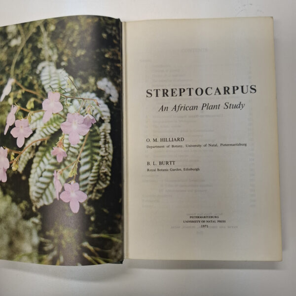 20250430_083146 Streptocarpus: An African Plant Study – Hilliard Et Al secondhand book