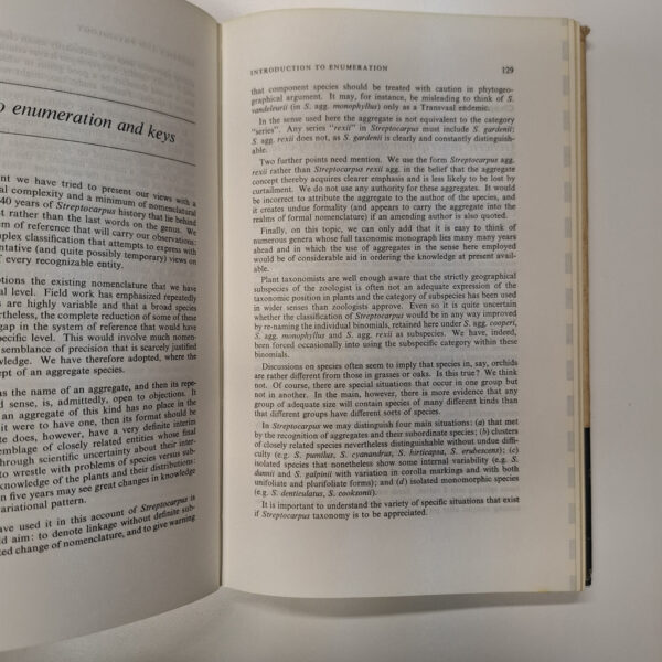 20250430_083155 Streptocarpus: An African Plant Study – Hilliard Et Al secondhand book