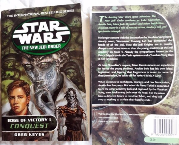 NJO#7: Edge of Victory I: Conquest – Greg Keyes (Star Wars) secondhand book