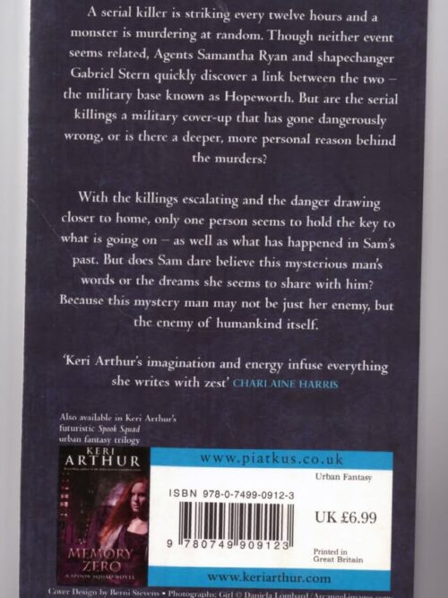 Generation 18 — Keri Arthur secondhand book