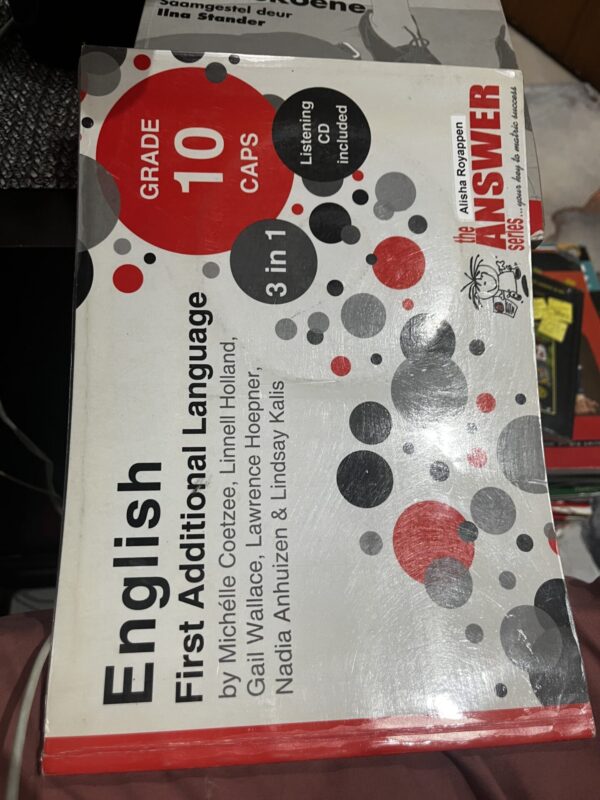 The Answer Series Grade 10 English First Additional Language 3-in-1 secondhand book