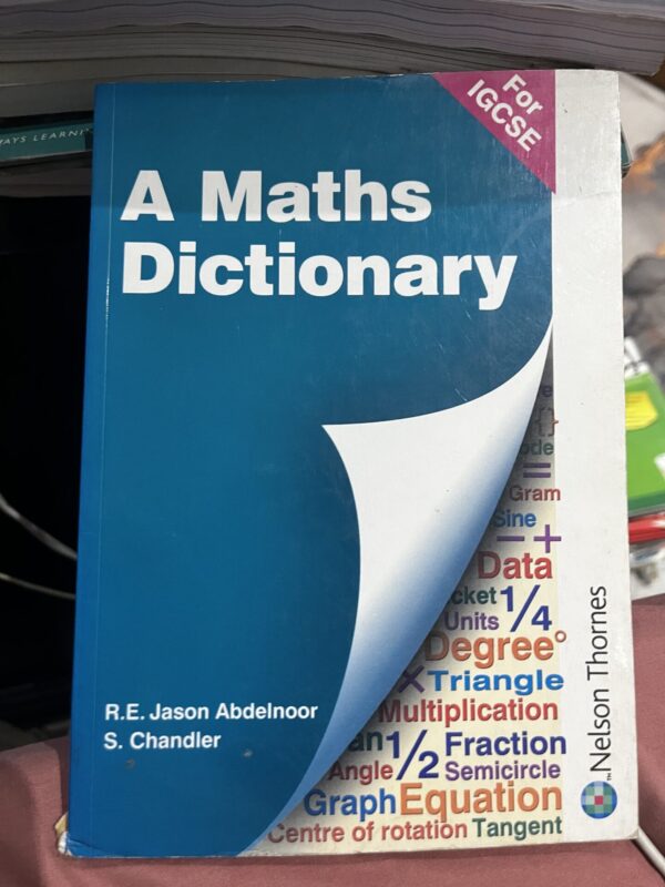 A Mathematical Dictionary For IGCSE secondhand book