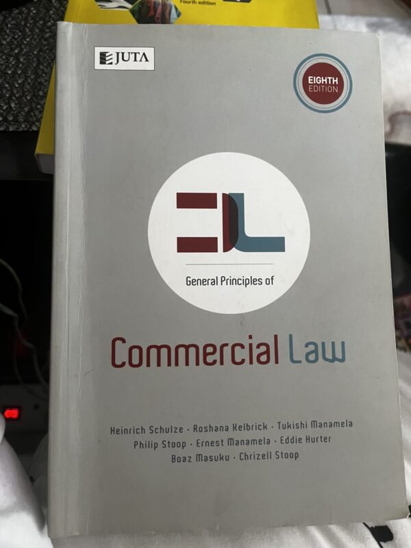 General Principles Of Commercial Law – Heinrich Schulze Et Al secondhand book