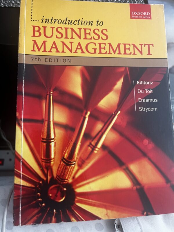 Introduction To Business Management - Jerome Strydom Et Al