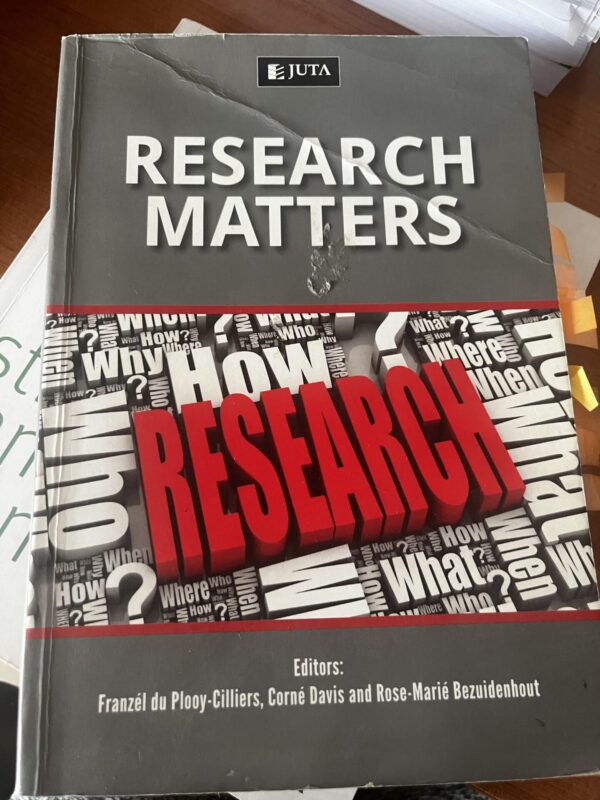 Research Matters – Franzel Du Plooy-Cilliers Et Al. secondhand book
