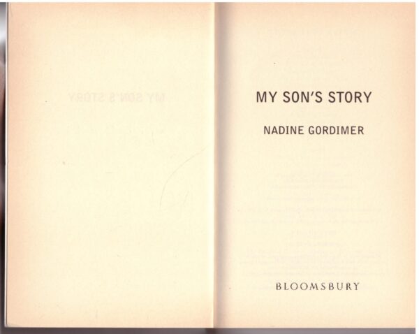 My Son's Story - Nadine Gordimer