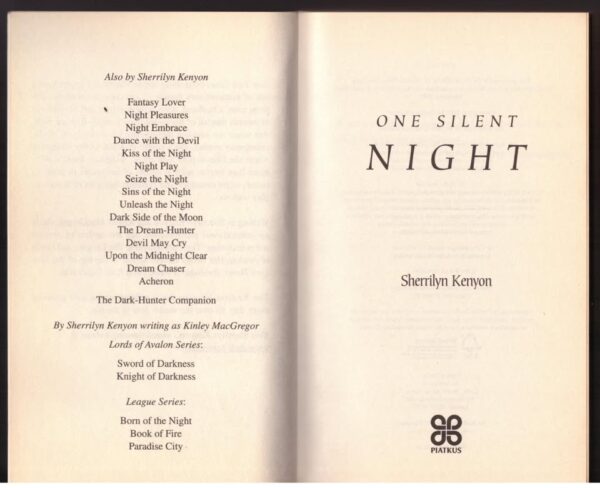 One Silent Night -- Sherrilyn Kenyon