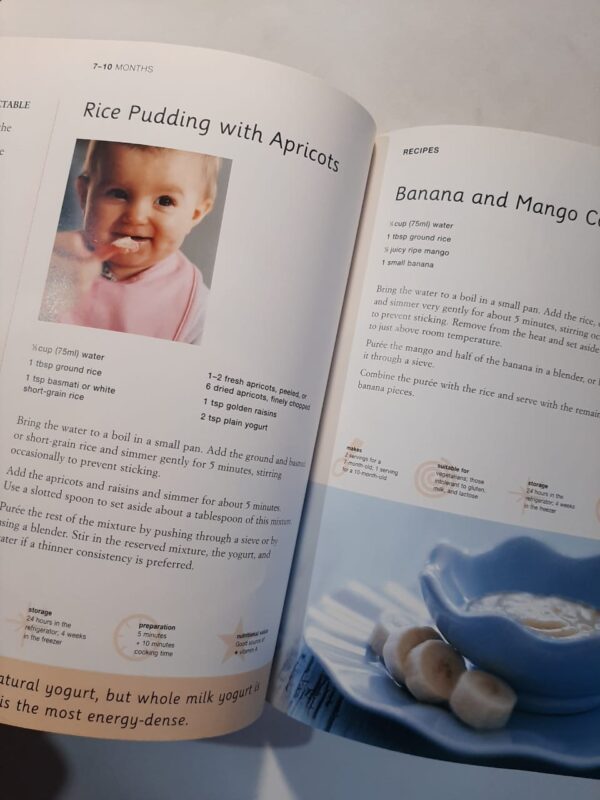 Organic Baby & Toddler Cookbook – Lizzie Vann secondhand book