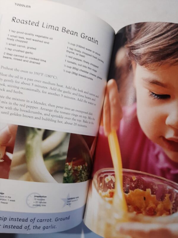 Organic Baby & Toddler Cookbook – Lizzie Vann secondhand book