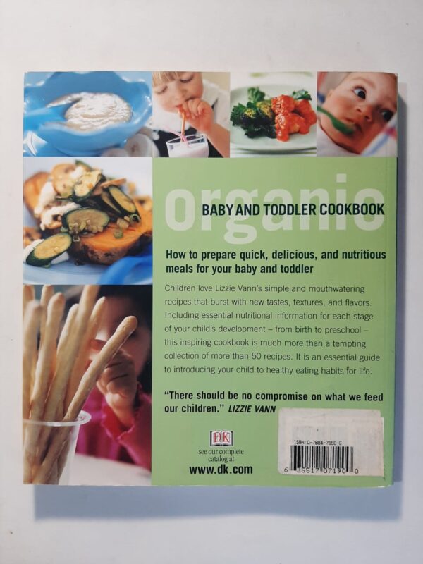 Organic Baby & Toddler Cookbook – Lizzie Vann secondhand book