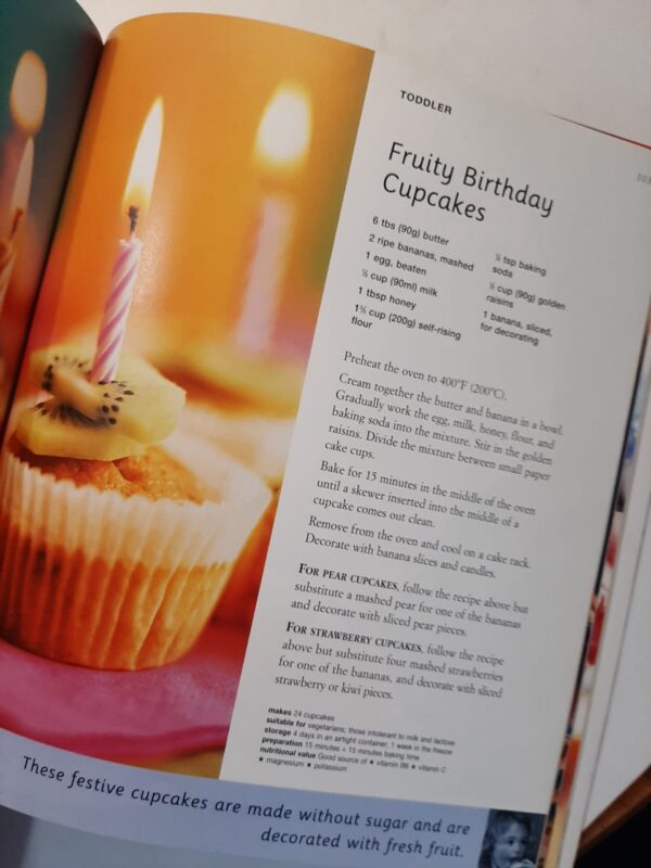 Organic Baby & Toddler Cookbook – Lizzie Vann secondhand book