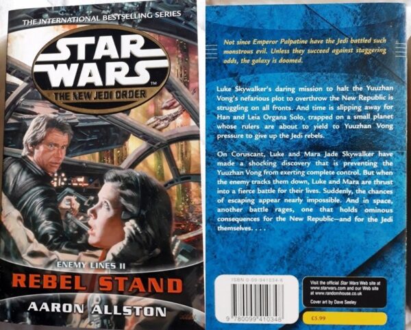 NJO#12: Enemy Lines II: Rebel Stand – Aaron Allston (Star Wars) secondhand book