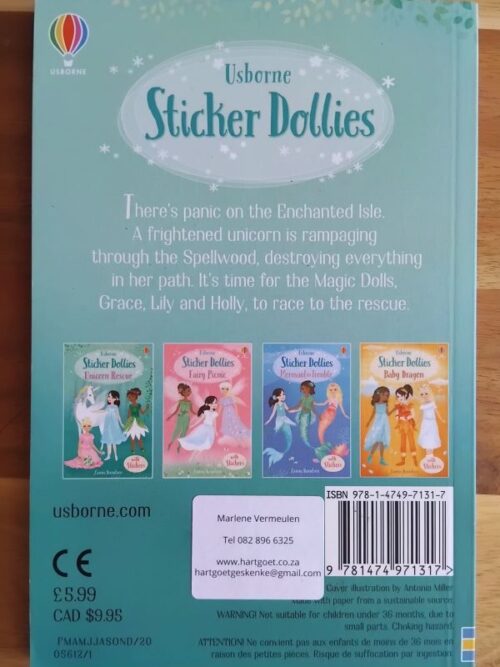 Sticker Dollies: Unicorn Rescue secondhand book