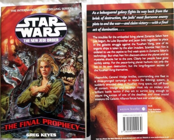 NJO#18: The Final Prophecy – Greg Keyes (Star Wars) secondhand book