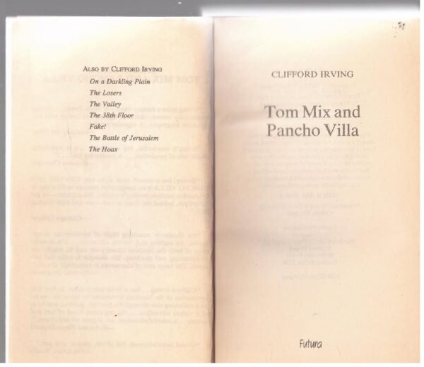 Tom Mix And Pancho Villa — Clifford Irving secondhand book