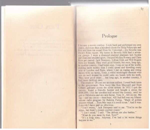Tom Mix And Pancho Villa — Clifford Irving secondhand book
