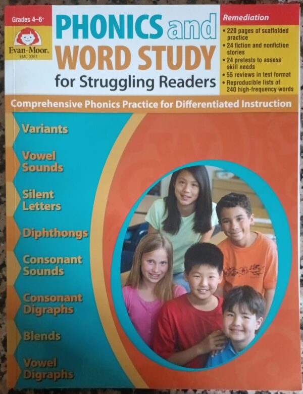 Phonics And Word Study For Struggling Readers Grades 4-6 - Evan Moor
