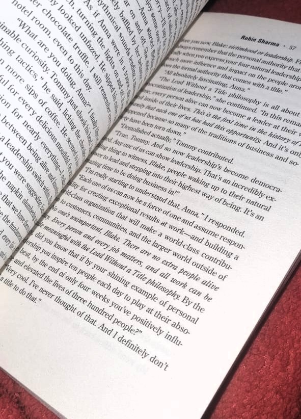 The Leader Who Had No Title – Robin Sharma secondhand book