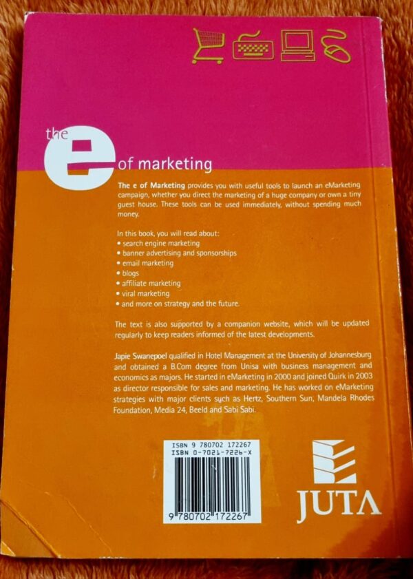 The E of Marketing – Japie Swanepoel secondhand book