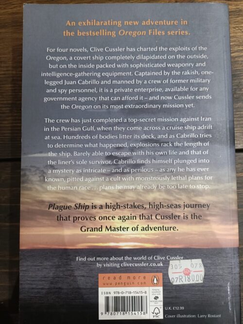 Plague Ship – Clive Cussler, Jack Du Brul secondhand book