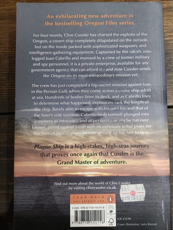 Plague Ship – Clive Cussler, Jack Du Brul secondhand book