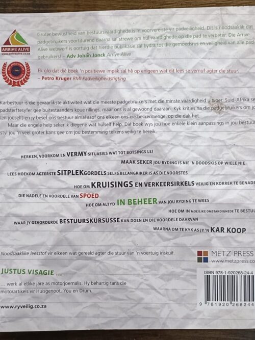 Wat Hulle Jou Nie Van Karbestuur Vertel Het Nie – Justus Visagie secondhand book