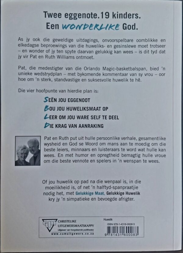 Gelukkige Maat, Gelukkige Huwelik - Pat En Ruth Williams