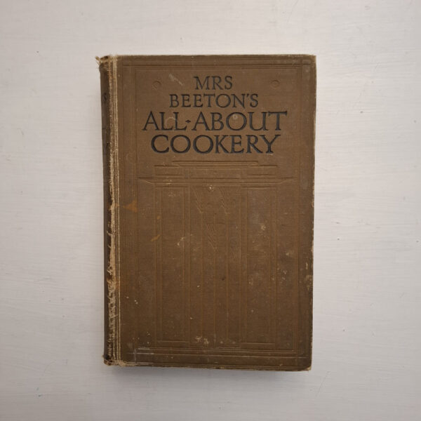 Mrs. Beeton’s All-About Cookery secondhand book