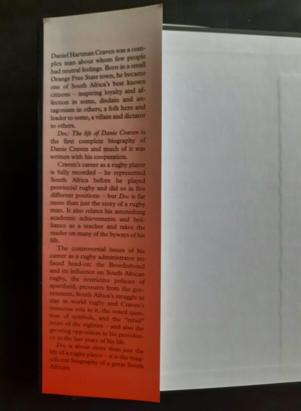 Doc: The Life Of Danie Craven – Paul Dobson secondhand book