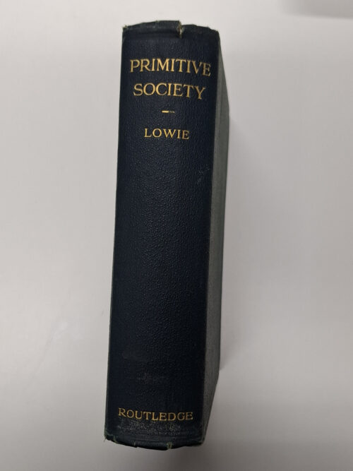 Primitive Society - Robert H. Lowie