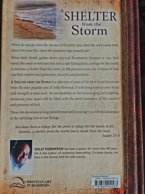 A Shelter From The Storm – Solly Ozrovech secondhand book