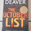 The October List – Jeffery Deaver secondhand book