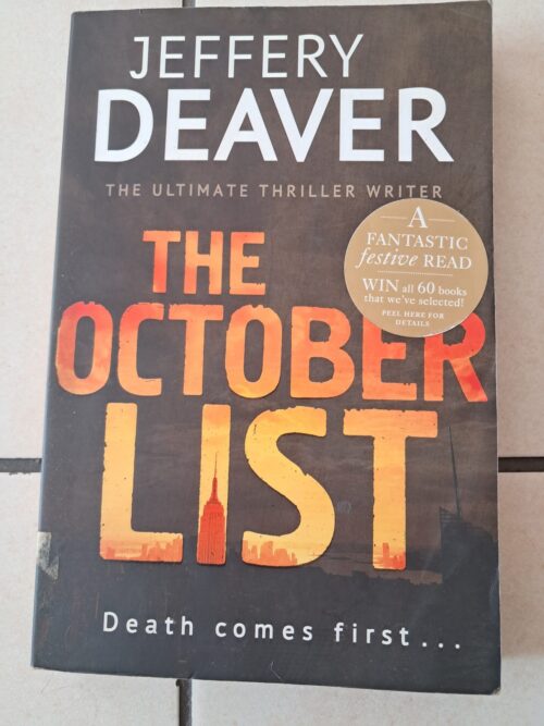 The October List – Jeffery Deaver secondhand book