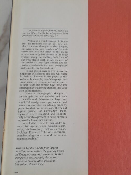 On The Brink Of Tomorrow: Frontiers Of Science – Various secondhand book