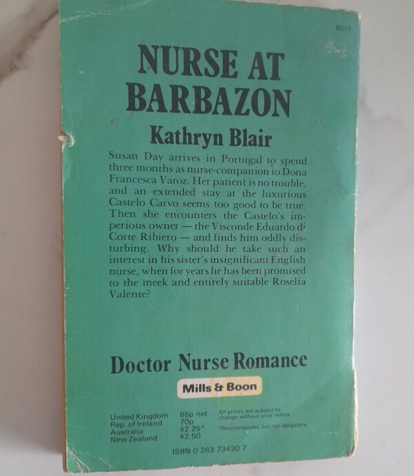 A Nurse At Barbazon – Kathryn Blair secondhand book