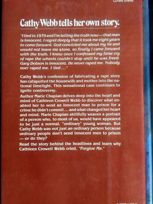 Forgive Me – Cathleen Crowell Webb, Marie Chapian secondhand book