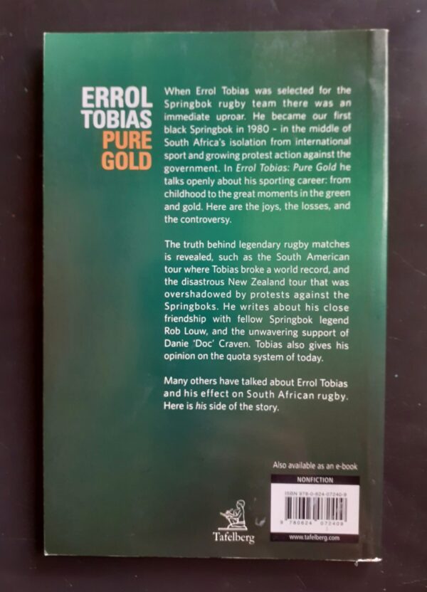 Errol Tobias – Pure Gold secondhand book